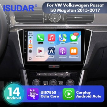 For VW/Passat b8 Magotan 2015- T75 Upgrade from T72 Android 14 UIS7865 Car Radio