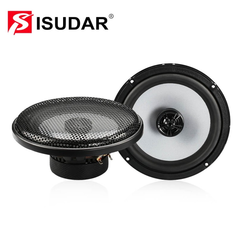 ISUDAR SU601C Car Coaxial Hifi Speakers 2 Pcs 6.5 Inch 2 Way Vehicle Door