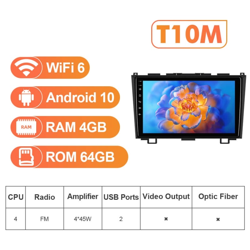 NEW! Android 13 Car Radio For Honda CRV/CR-V 2006-2011 Multimedia Video Player Navigation GPS 4G