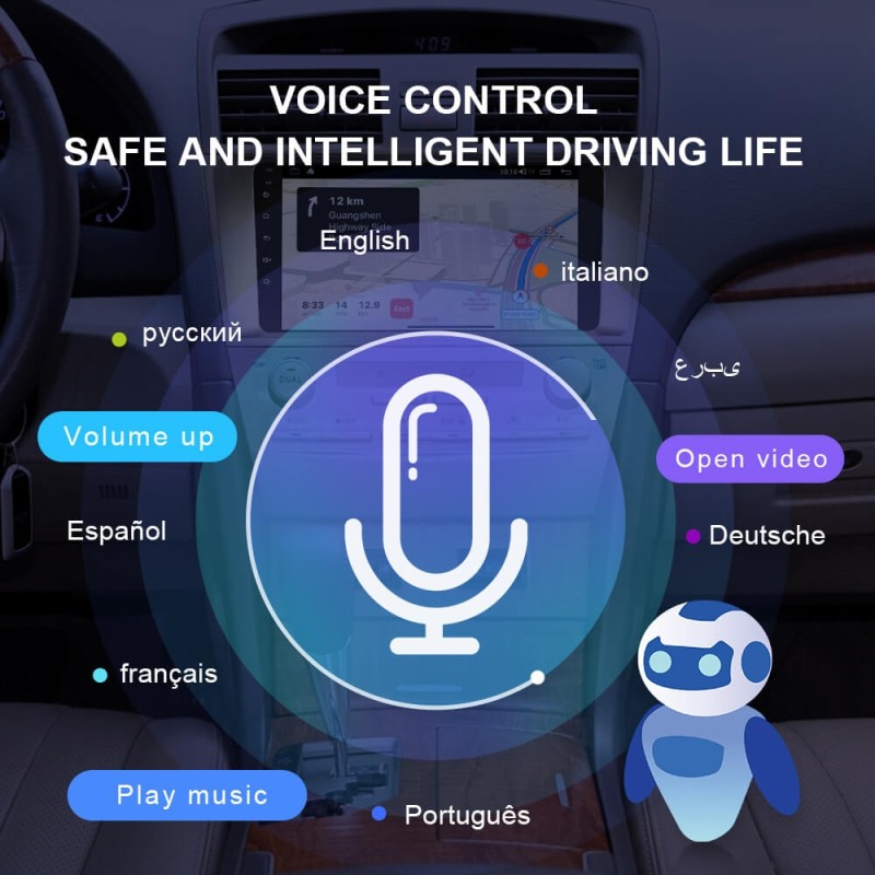 ISUDAR V72 8 core 128G Android 10 For Toyota Camry 7 XV 40 2006-2011