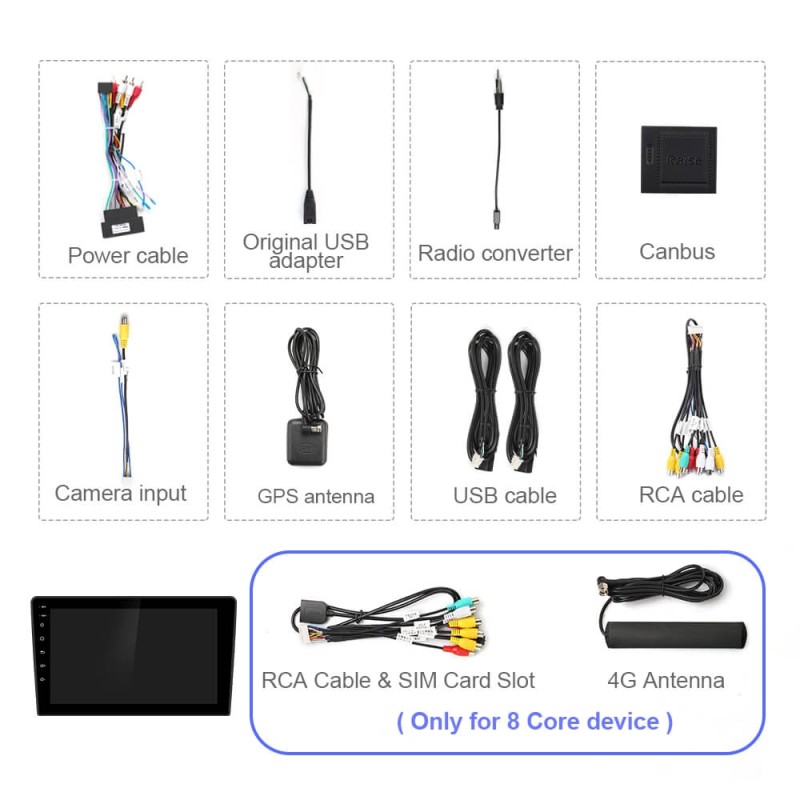 For Fiat 500L 2012-2017 Wireless Carplay Android Auto Radio Stereo 10.1 inch Car multimedia Navi