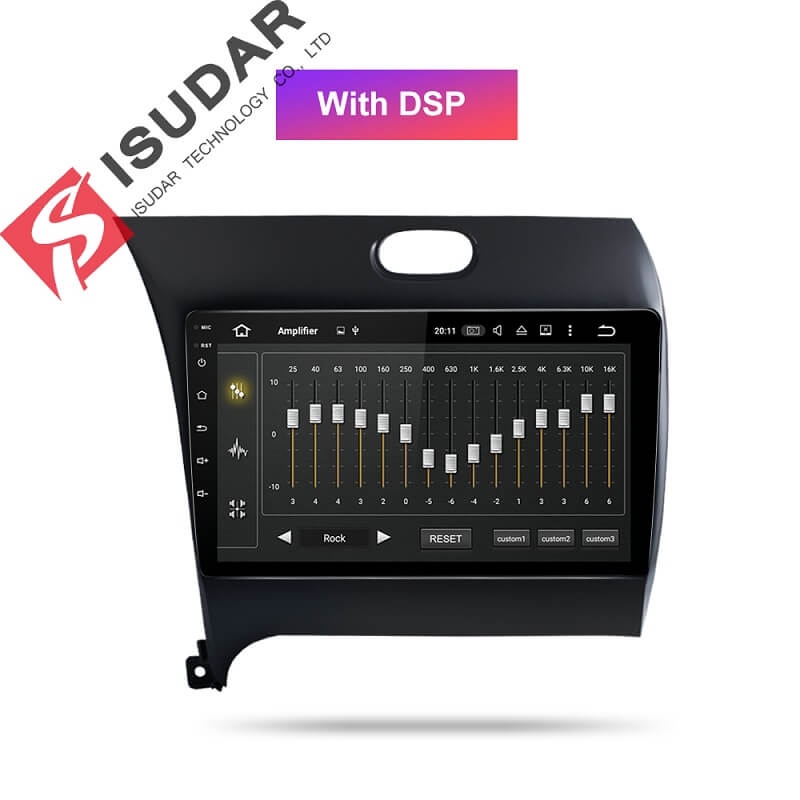 ISUDAR 1 Din Auto Radio Android 9 For Kia CERATO K3 FORTE 2013-2016