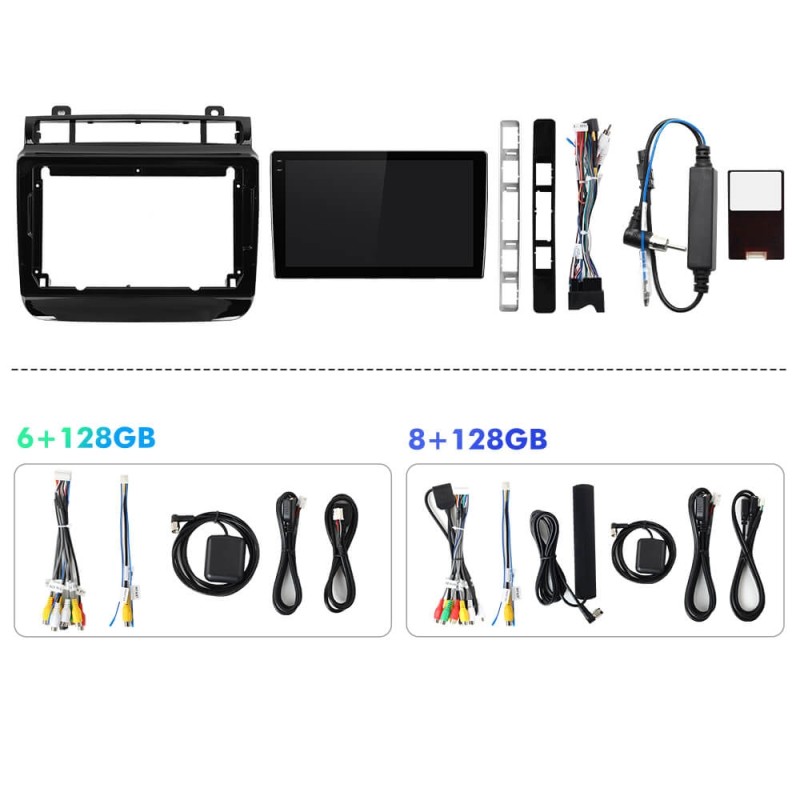 Q6 Qualcomm Android 13 For Volkswagen Touareg FL NF 2010 - 2018 9" screen multimedia car radio DSP ADAU