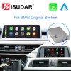 ISUDAR Upgrade original car to wireless Carplay via carplay box for BMW F30 F31 F20 F21 F10 F01 X5 E70 X3 F25