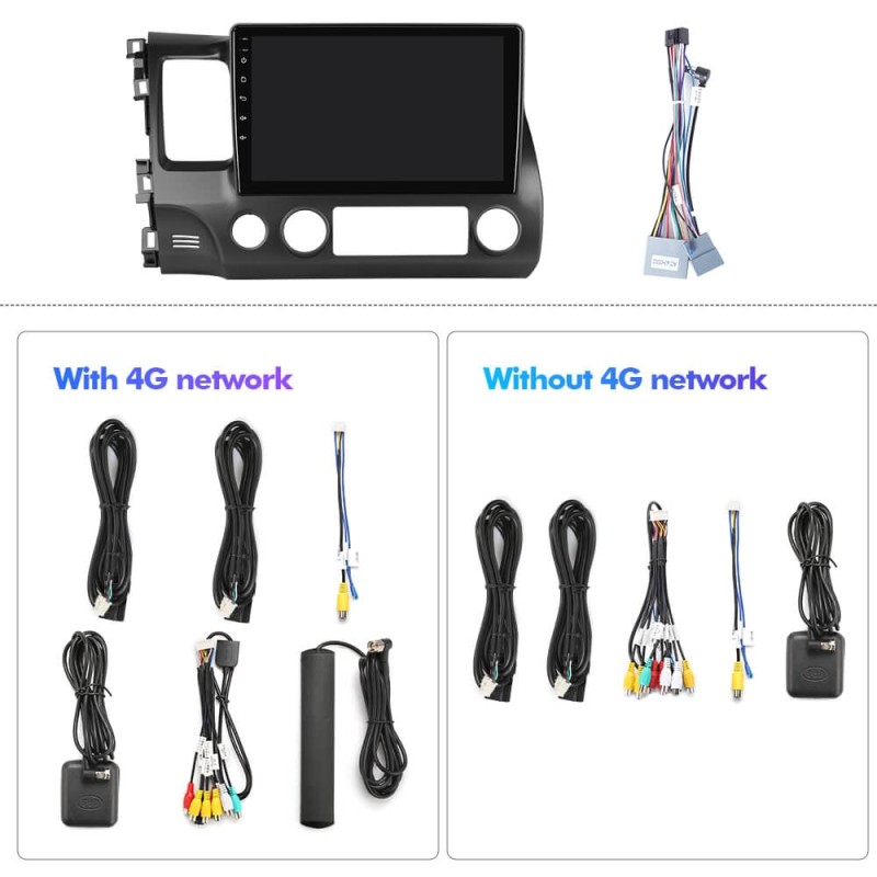 NEW! Android 13 Car Radio For Civic/Honda 2006-2009 2012 Multimedia Video Player Navigation GPS 4G