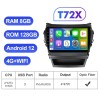 T72 Android 12 Car Radio Player Navigation Multimedia For Hyundai Santa Fe IX45 2013-2018