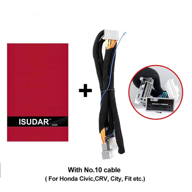 ISUDAR Plug and play DA04 Auto Stereo DSP Amplifier 4 channels input