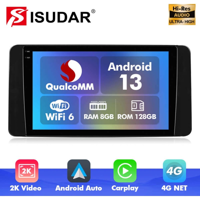 Q6 Qualcomm Android 13 For VW Volkswagen POLO 2021 2022 10" screen multimedia car radio DSP ADAU