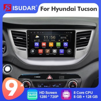 T72 Android 12 Car Radio 9" Player Navigation Multimedia For Hyundai/Tucson 3 2015-2018 4G