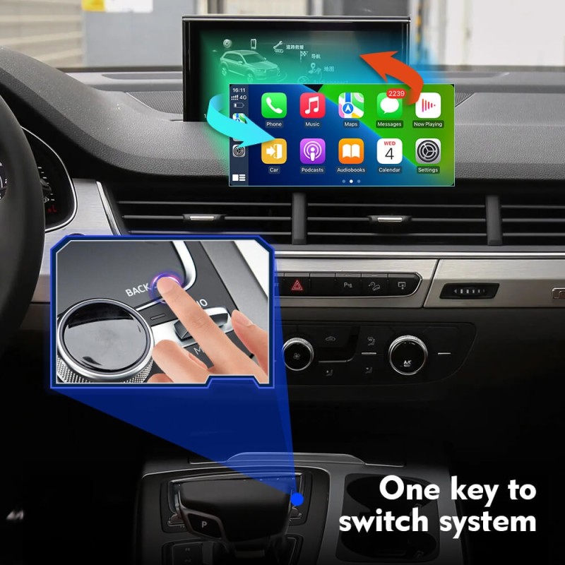 NEW! Carlinkit Wireless Apple Carplay AA Modem For Audi A5/S5/A4/A3/A1 A6 A7 A8 Q2 Q3 Q5 Q7 B9 S5