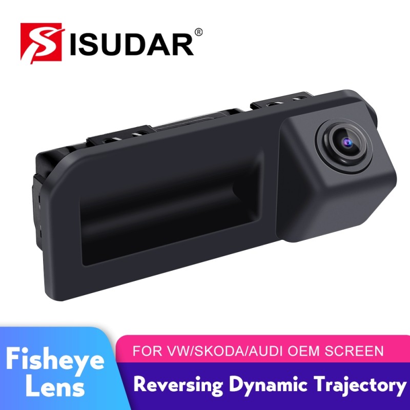 ISUDAR Reversing Dynamic Trajectory Parking Camera for Original Screen Volkswagen/Octavia/Tiguan/Audi 187B 280 MQB PQ platform
