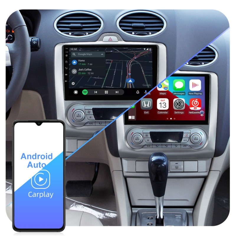 Isudar T72 Android 10 Auto Radio For Ford S-Max/Focus/mondeo/C Max