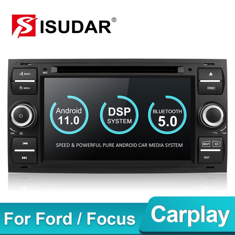 Isudar PX6 2 Din Autoradio 7 Inch For Ford/Mondeo/Focus/Transit/C-MAX/S-MAX/Fiesta