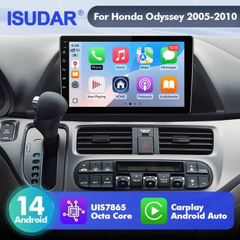 For Honda Odyssey 2005 - 2010 Upgrade from T72 - T75 Android 14 UIS7865 Car Radio