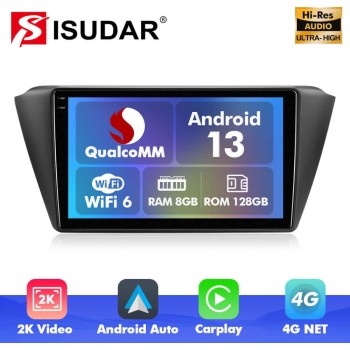 Q6 Qualcomm Android 13 For Volkswagen Skoda Fabia 2015-2019 9" screen multimedia car radio DSP ADAU