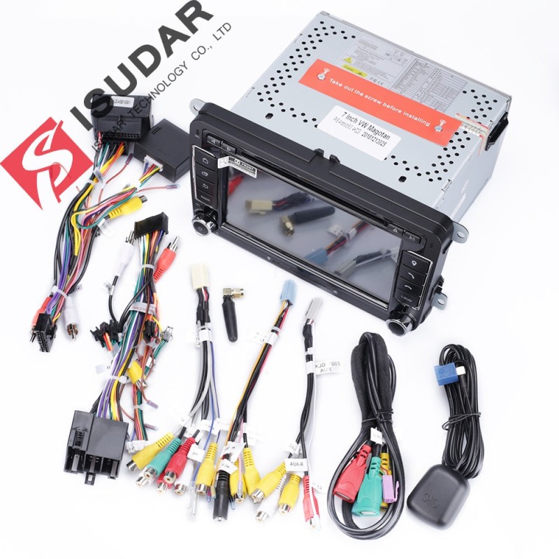 ISUDAR 2 Din Auto Radio Android 9 Octa core For VW/Volkswagen/POLO/Golf/Skoda/Octavia/Seat/Leon