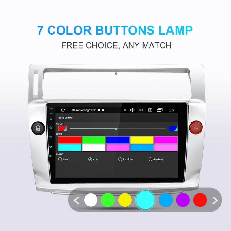 ISUDAR 2+32G Car Radio For Citroen C4 C-Triomphe C-Quatre 2004-2009