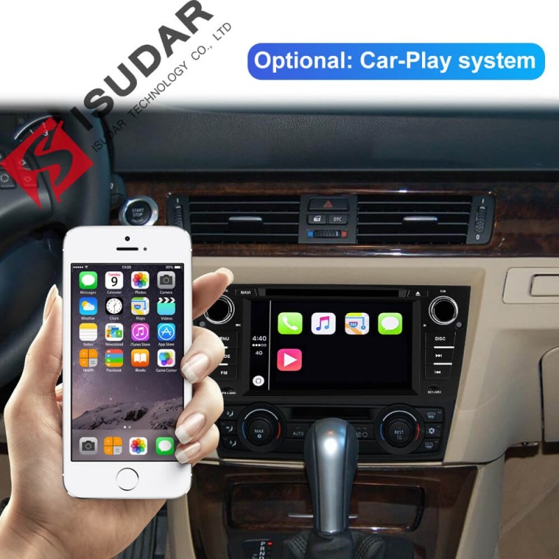 ISUDAR 2 Din Auto radio Android 9 Octa core For BMW/3 Series E90/E91/E92/E93