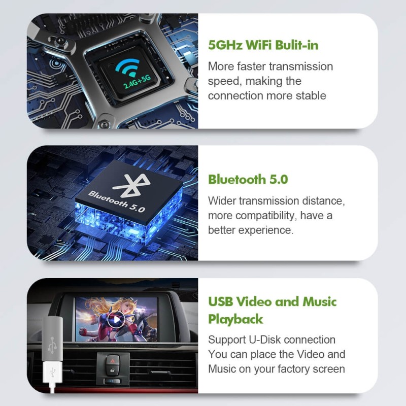 NEW! ISUDAR Apple Carplay& Android Auto Modem For BMW & MINI NBT System