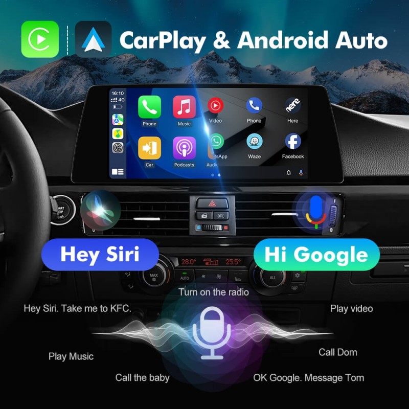 ISUDAR 10.33"Android 13 Car radio For BMW 3 Series E90/E91/E92/E93/M3 CCC