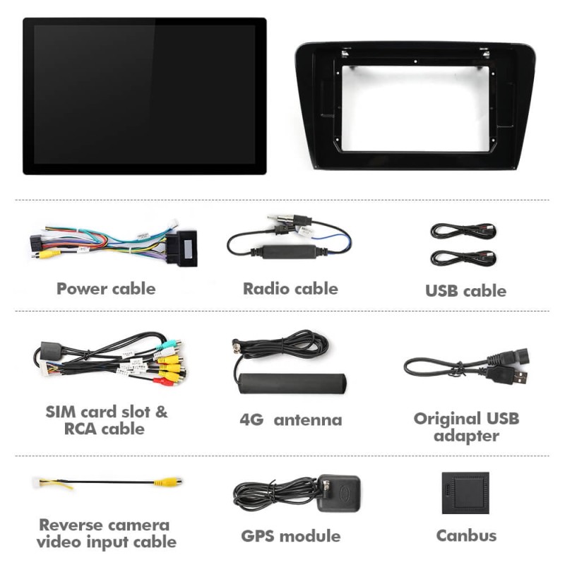 ISUDAR T72 2K 13.1 Inch 8 Core Android 12 Car Radio For Skoda/Octavia 3 A7 2014-2017
