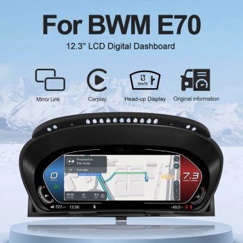 FOR BMW X5 E70 X6 E71 2006-2013 CCC CIC Digital Carplay dashboard Instrumental Cluster Speedometer Screen