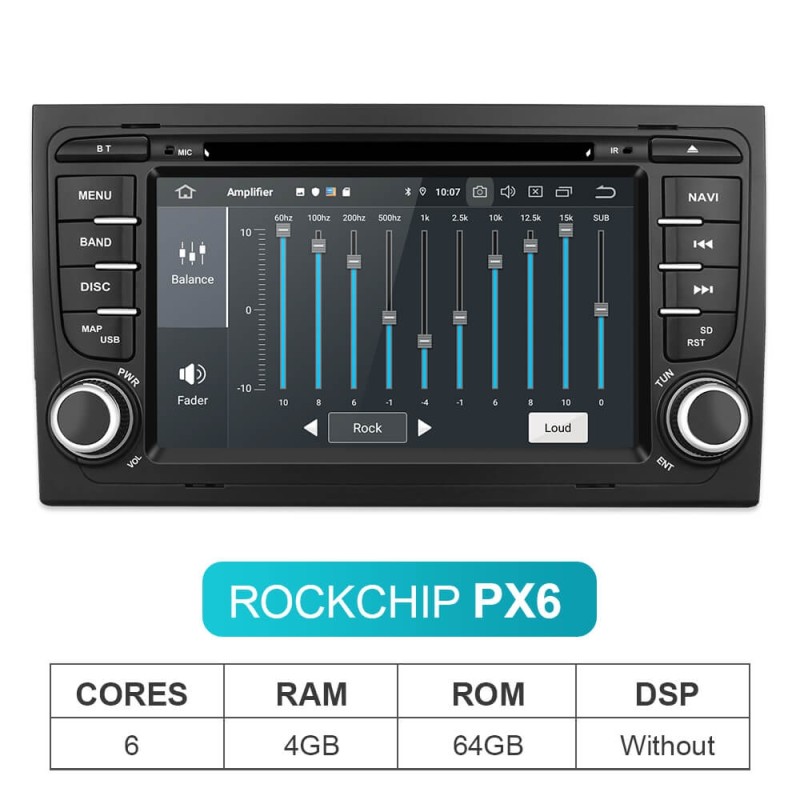 Clearance Sale！Isudar PX6 2 Din Android 10 Car Multimedia Player GPS DVD For Audi A4 A6