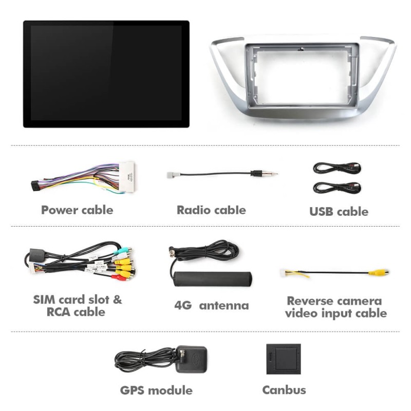 ISUDAR T72 2K 13.1 Inch Android 12 Car Radio For Hyundai Solaris 2 Verna 2017-2020