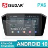 Isudar Voice conrol  Car Multimedia Player 1 Din Android 10 Car Radio For VW/Volkswagen/Passat b8 Magotan 2015 2016-