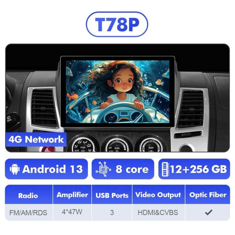 NEW! 11.5” Android 13 For MITSUBISHI PAJERO SPORT/L200/TRITON Car Radio GPS