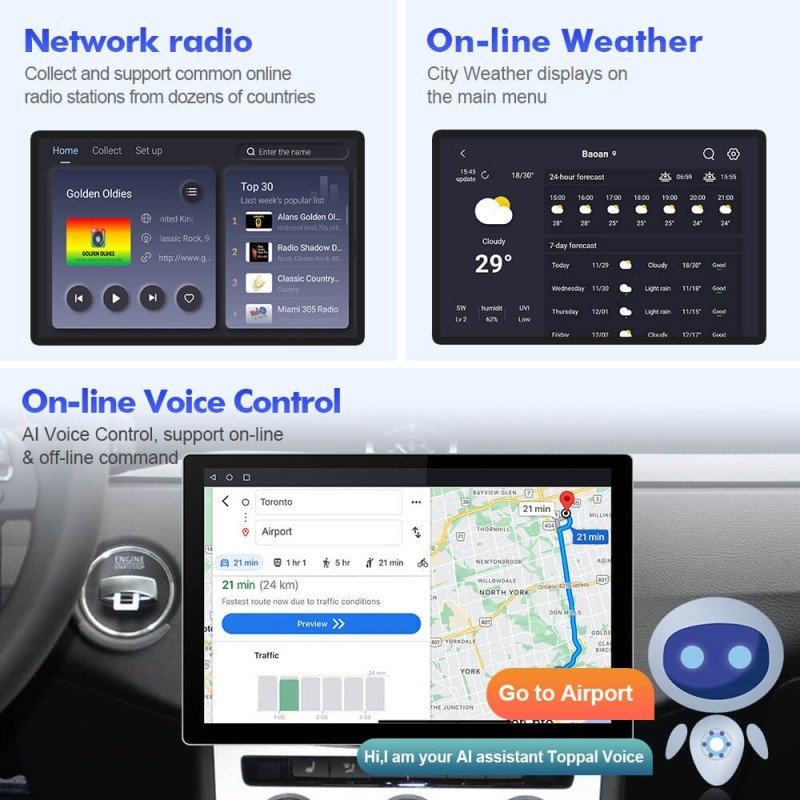 ISUDAR T72 2K 13.1 Inch 1920*1200P Android 12 Car Radio For VW Passat B6 B7