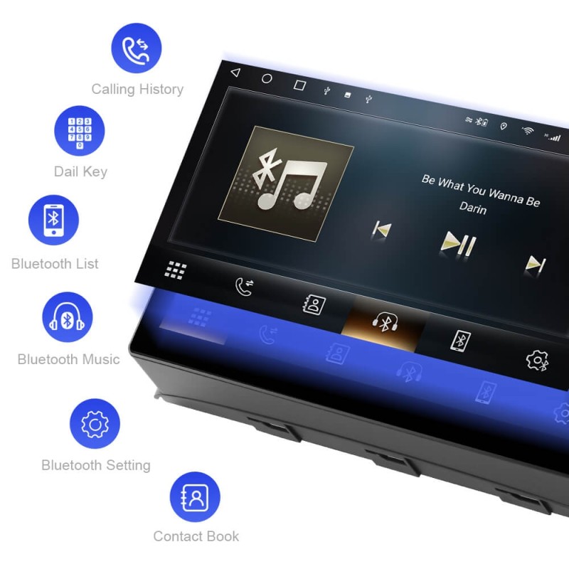 ISUDAR T72 Android 10 Car Radio for Toyota Avensis 2003 – 2009 Multimedia Player Navigation GPS Carplay Stereo Auto Headunit