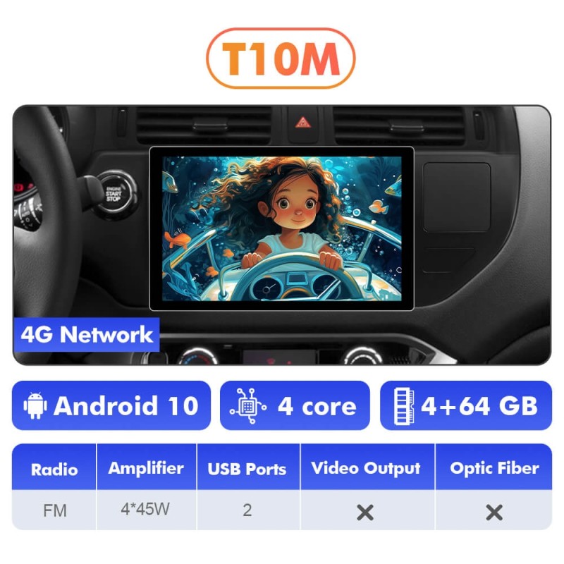 NEW! 11.5” Android 13 For Kia Rio 4 K3 2012-2017 Multimedia Player Car Radio with Carplay&Android Auto