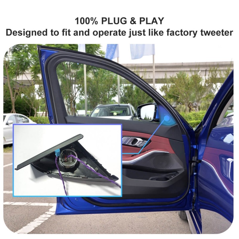 ISUDAR Car Doors Tweeters For BMW E60 E70 E81 E90 F10 F20 F22 F23 F30 G20 G30