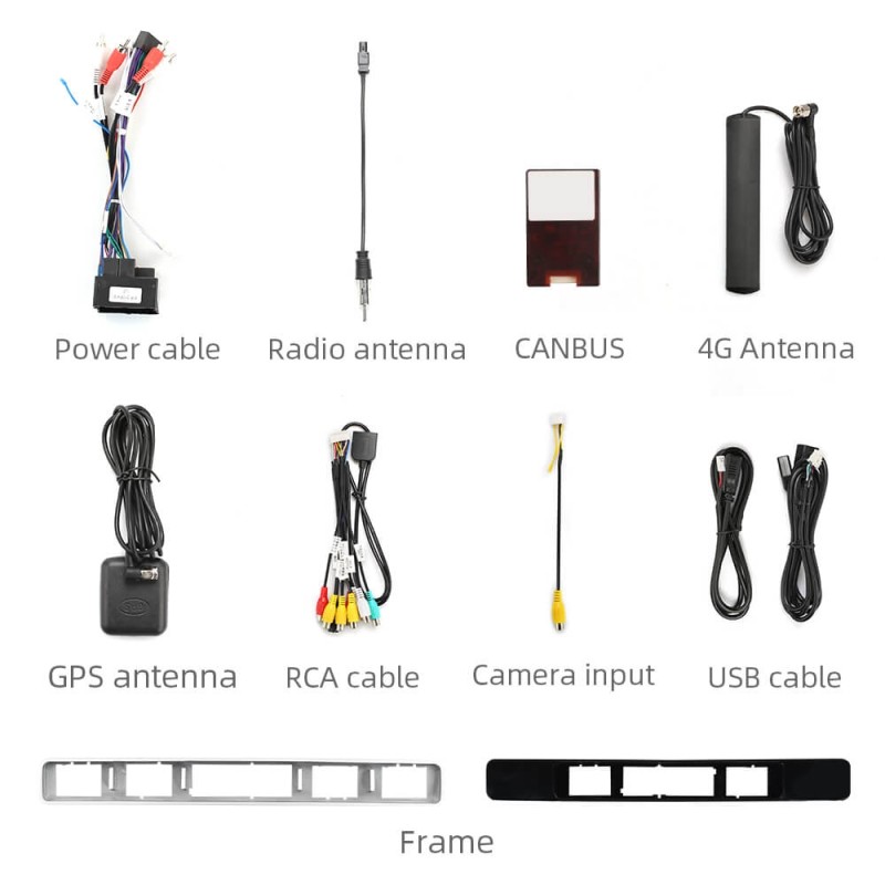 QLED screen Car Radio Multimedia For Volkswagen Touareg FL NF 2010 - 2018
