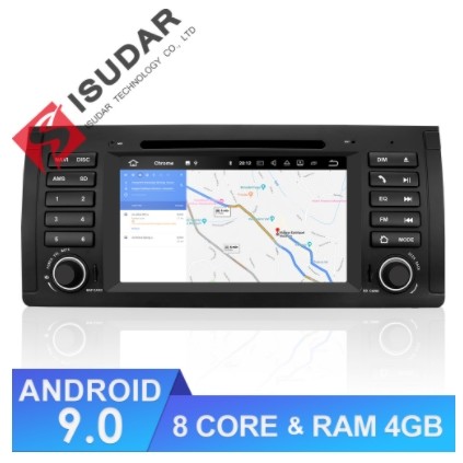 ISUDAR Auto radio Android 9 Octa core For BMW/E39/X5/M5/E53
