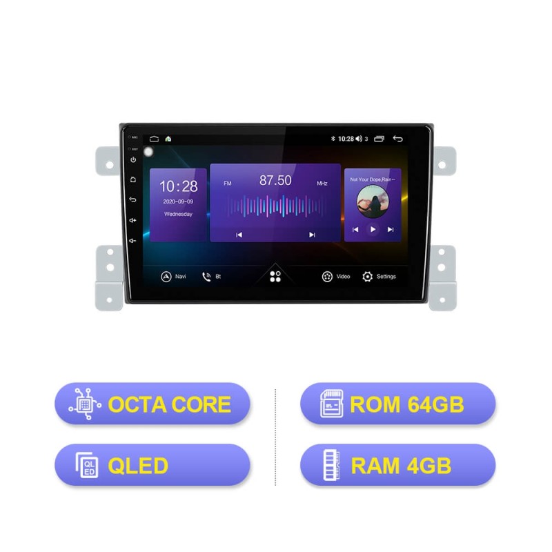 ISUDAR QLED 4G Sim card Android 10 Car Radio For SUZUKI/Grand Vitara