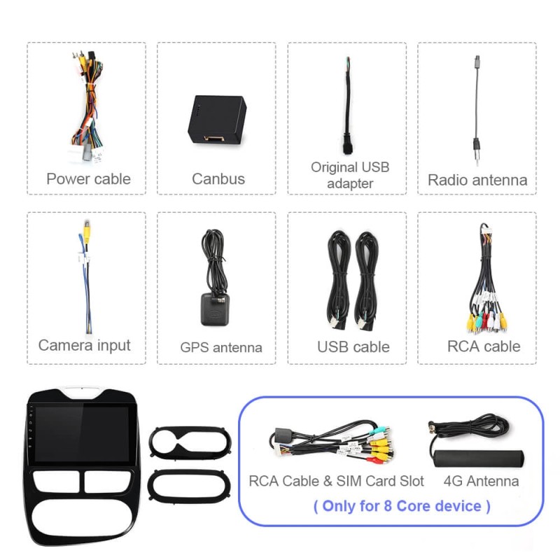 Car Radio Auto Radio Android 10 For RENAULT Clio 3 4 2013-2018