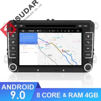 ISUDAR 2 Din Auto Radio Android 9 Octa core For VW/Volkswagen/POLO/Golf/Skoda/Octavia/Seat/Leon