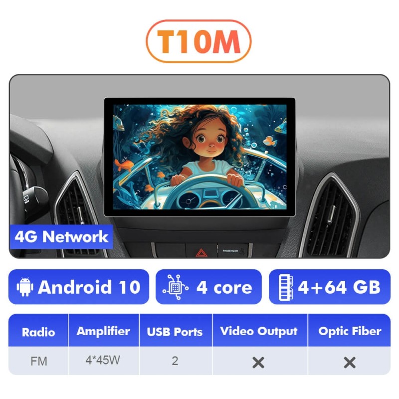 NEW! 11.5” Android 13 For Hyundai Tucson 2 IX35 2009-2015 Car Radio HDMI Video Output