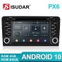 Clearance Sale！Isudar PX6 2 Din Android 10 Car Multimedia Player GPS DVD For Audi A3