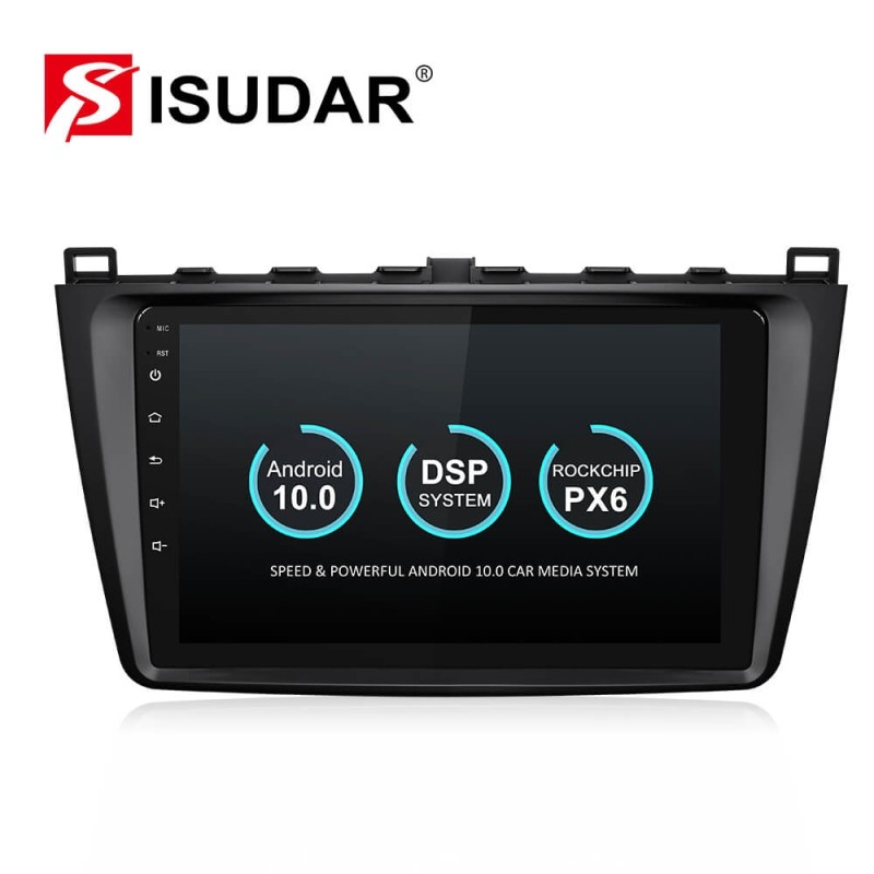 Isudar  9 inch Android Auto Radio GPS For Mazda 6 2 3 GH 2007-2012