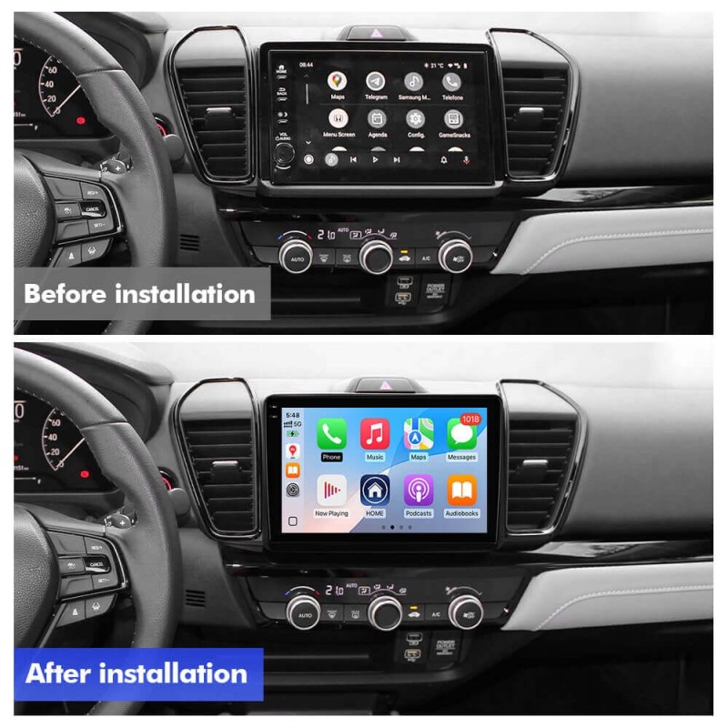 Q6 Qualcomm Android 13 For Honda City 2020- 9" screen multimedia car radio DSP ADAU