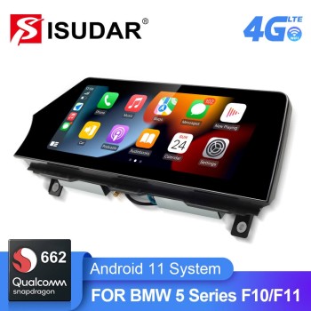 Qualcomm Carplay Car Radio for BMW 5 Series F10 F11 2011-2016 CIC NBT 520i