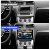 For VW/Volkswagen/Golf 7 2013- T75 Android 14 UIS7865 Car Radio Upgrade From T72