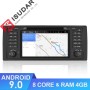 ISUDAR Auto radio Android 9 Octa core For BMW/E39/X5/E53