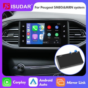 Wireless Carplay Android Auto Carlink Kit For Peugeot & Citroen 308,408,C5,C6, C4,Sega,4008,5008 DS SMEG System