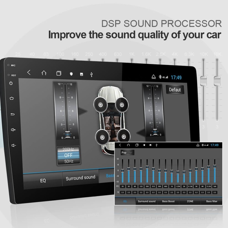 ISUDAR H53 2 Din Android Car Radio For VW/Volkswagen/Magotan/CC/Passat