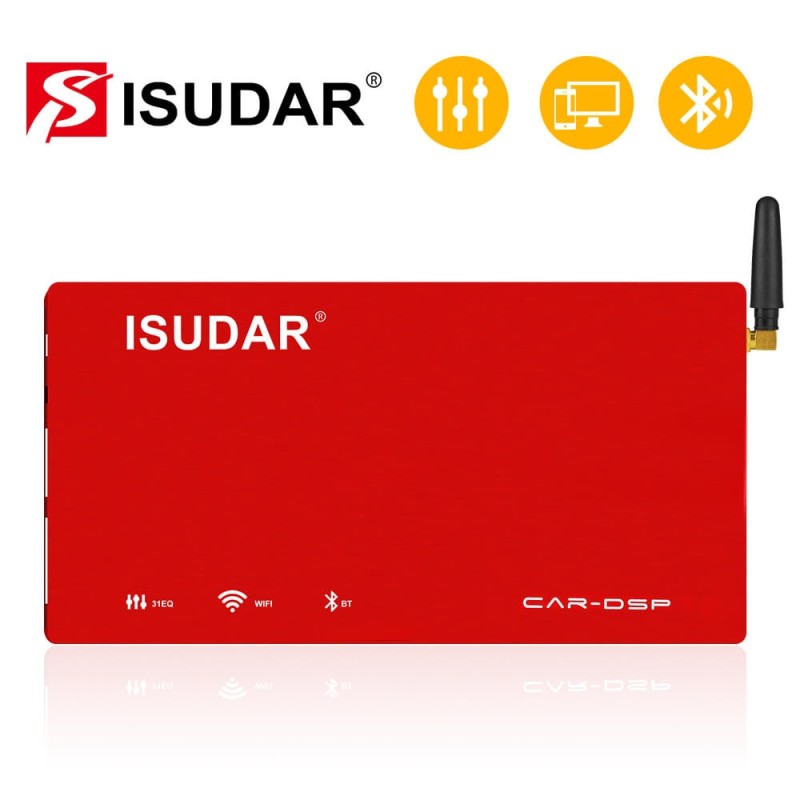 ISUDAR DA06 Plug and play Car Amplifier DSP 1200W 4 channels input