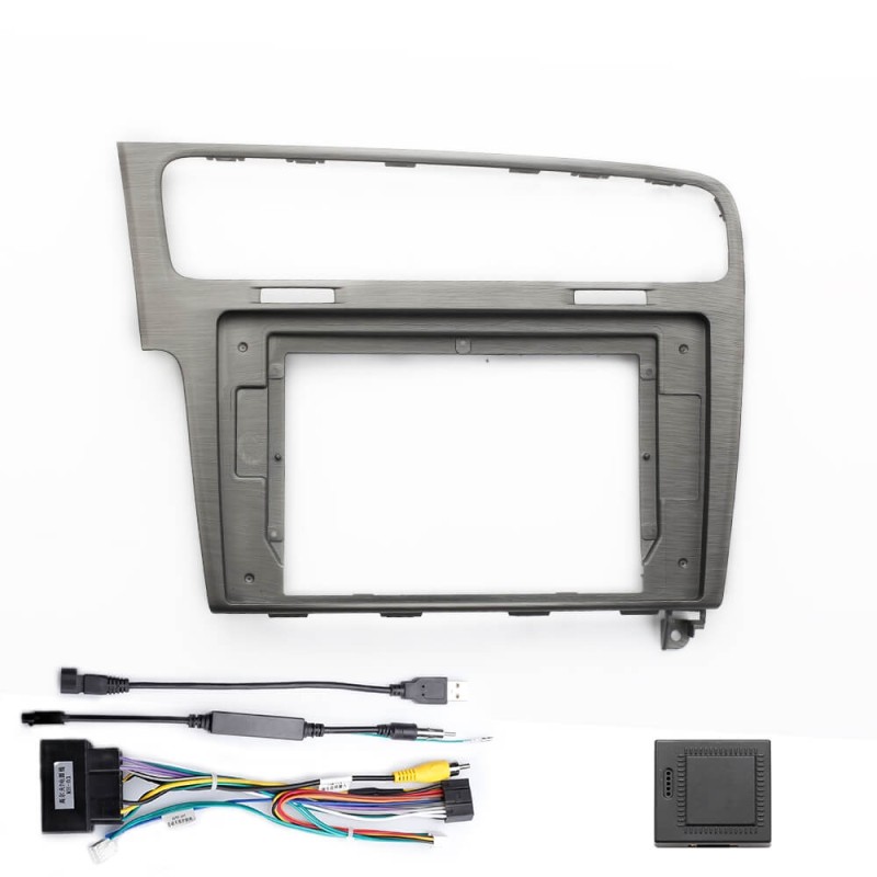 Fascias Panel Decorative Frame For Volkswagen Golf 7 MK7 2013 -2017 Golf 7.5 MK7.5 MIB Video Panel